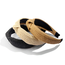 Ibiza Beach Haarband / Diadeem | Boho Knot Bruin | Rotan Look