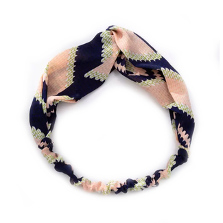 Fashion Favorite Haarband Pretty Zalm/Blauw