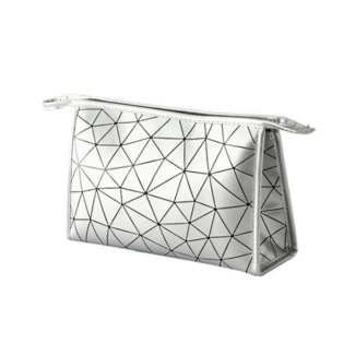 Fashion Favorite Toilettas Geometric Zilver - Groot