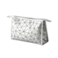 Fashion Favorite Toilettas Geometric Zilver - Groot | PU-Leder | 26,5 x 17 x 9,5 cm