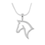 Fashion Favorite Fashion Favorite Ketting Paard - Kinderen - Zilver - 45 cm