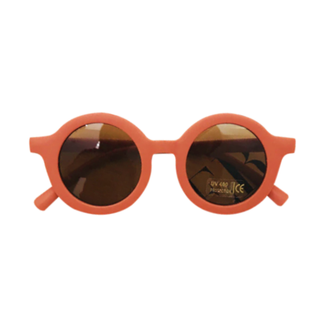 Fashion Favorite Kinder Zonnebril - Mat Oranje - Vintage - UV400