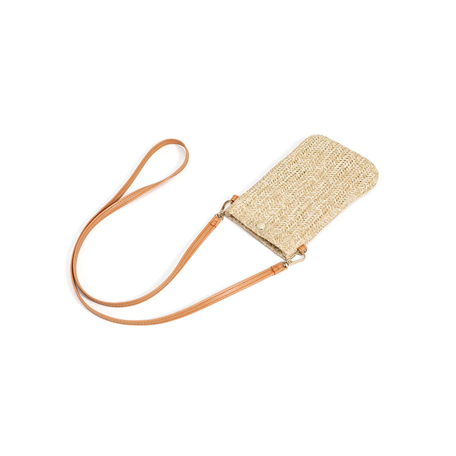 Smartphone Tasje - Stro / Riet Naturel