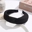 Knitted Diadeem - Zwart