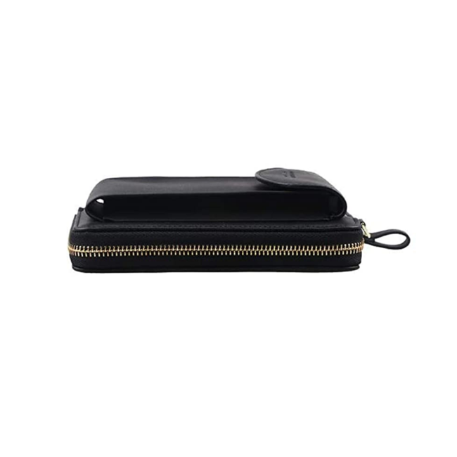 Smartphone Tasje - Zwart | Kunstleer | 18,5 x 11,5 x 4,5 cm