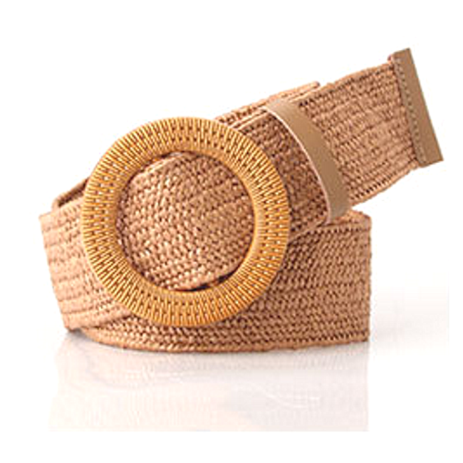 Gevlochten Riem | Bruin | Rotan/Riet