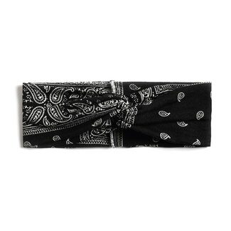 Fashion Favorite Haarband Paisley Zwart