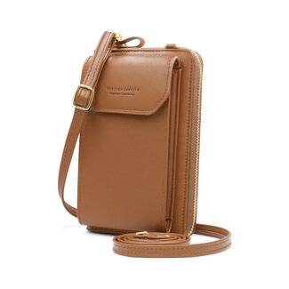 Fashion Favorite Smartphone Tasje - Cognac Bruin