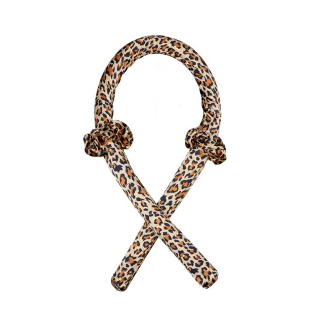 Fashion Favorite Haarkruller Leopard | Heatless Curling Ribbon | Satijn/Rubber