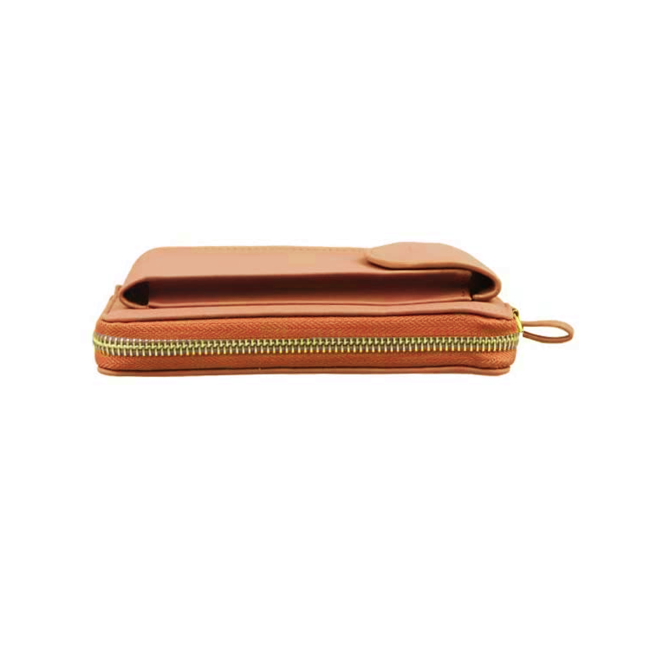 Smartphone Tasje - Cognac Bruin | Kunstleer | 18,5 x 11,5 x 4,5 cm