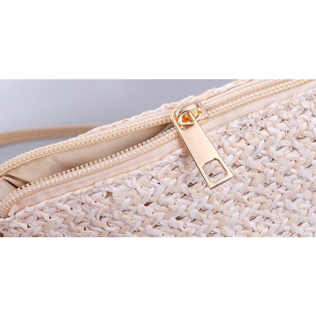 Rotan Tasje - Zwart | Telefoontasje / Strandtasje