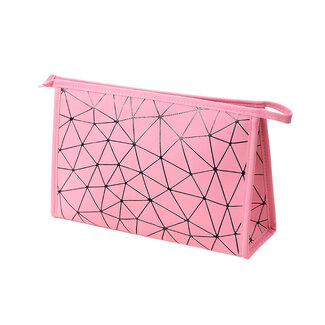 Fashion Favorite Toilettas Geometric Roze - Groot