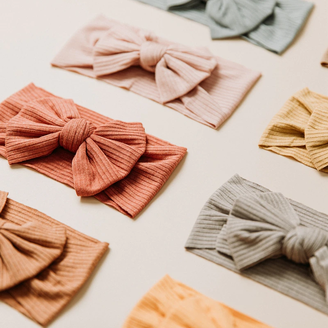 Kinder Haarband | Strik / Bow | Groen