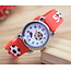 Fashion Favorite Kinder Horloge | 3D Voetbal / Soccer Rood | Siliconen