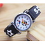 Fashion Favorite Kinder Horloge | 3D Voetbal / Soccer Zwart | Siliconen