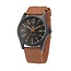 Fashion Favorite New Military Horloge | Bruin | Nylon