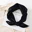 Fashion Favorite Satijnen Bandana / Zakdoek Zwart | Satijn | 60 x 60 cm