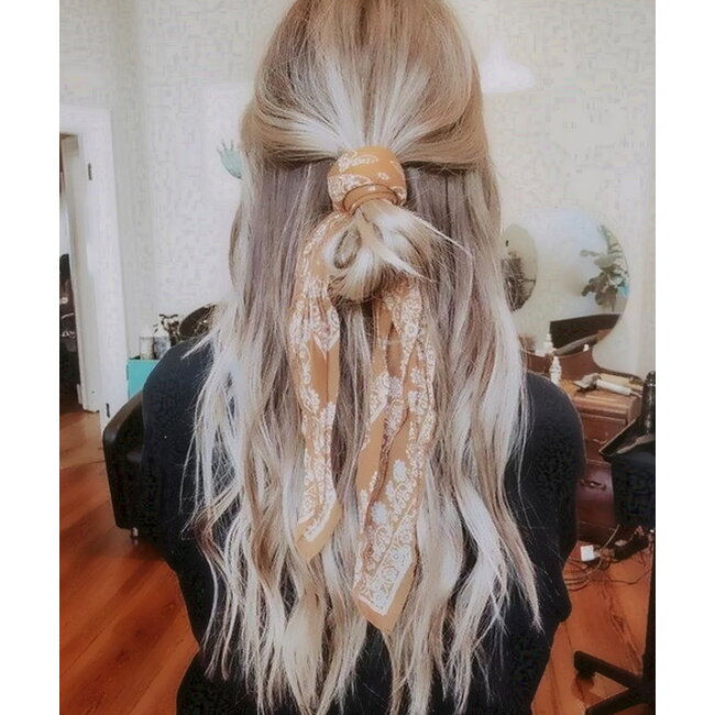 Paisley Bandana / Zakdoek Zwart | Polyester - Satijnlook | 70 x 70 cm