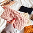Fashion Favorite Gebreide Hoofdband / Haarband Roze | Acryl / Polyester