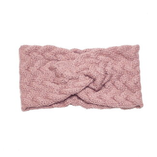 Fashion Favorite Gebreide Hoofdband / Haarband Roze