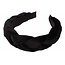 Fashion Favorite Velvet Diadeem / Haarband - Zwart