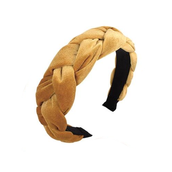 Velvet Diadeem / Haarband - Goud