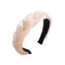 Fashion Favorite Velvet Diadeem / Haarband - Beige