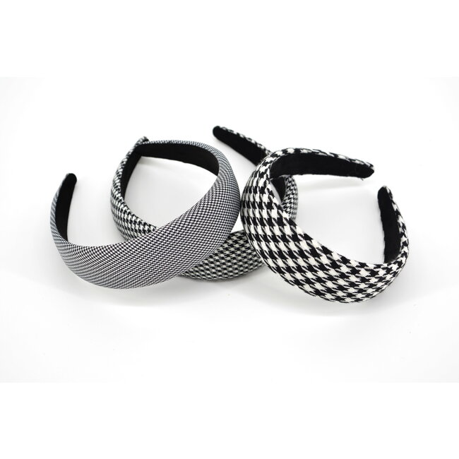 Pied-de-Poule Diadeem / Haarband | Mini | Polyester | Fashion Favorite