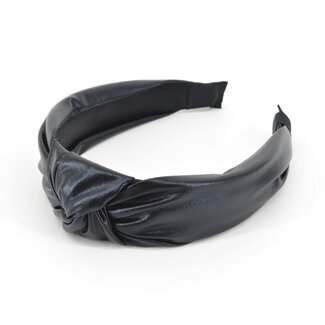 Fashion Favorite Metallic Diadeem / Haarband - Zwart