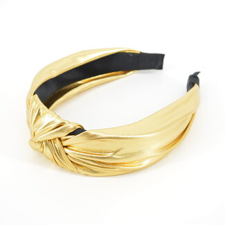 Fashion Favorite Metallic Diadeem / Haarband - Goud