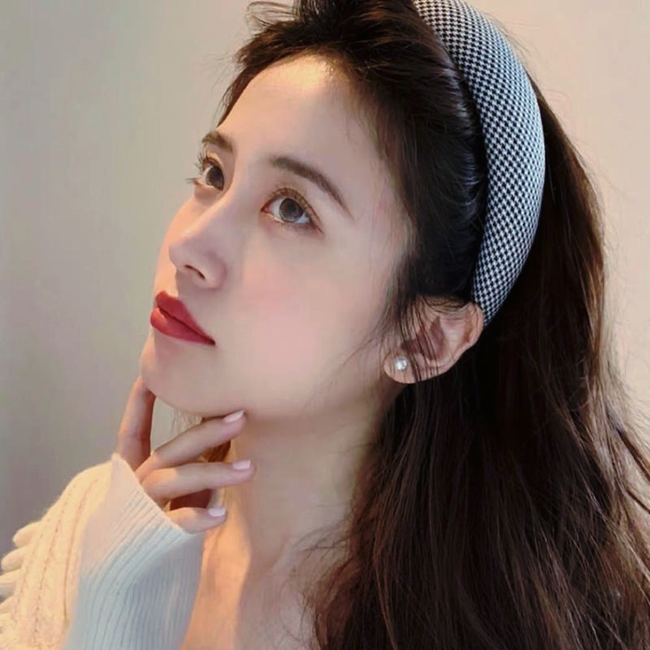 Pied-de-Poule Diadeem / Haarband | Midi | Polyester | Fashion Favorite