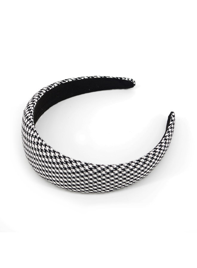Pied-de-Poule Diadeem / Haarband | Midi | Polyester | Fashion Favorite