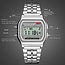 Digitaal Retro Horloge - Staal - Rosekleurig