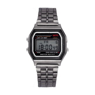 Fashion Favorite Digitaal Retro Horloge - Zwart