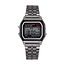 Fashion Favorite Digitaal Retro Horloge - Staal - Zwart