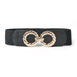 Fashion Favorite Elastische Riem - Twisted Goud