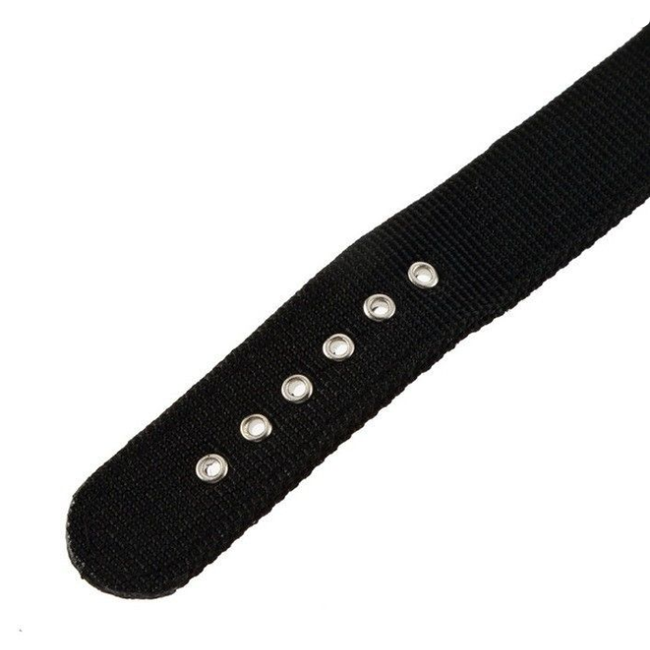 Dinosaurus Horloge - Zwart | Nylon | Ø 30 mm