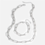 Fashion Favorite Schakelketting | Zilver | 60 + 5 cm | Staal / Silver Plated | Fashion Favorite