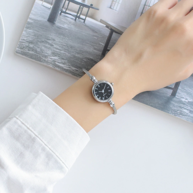 Iron Zilver / Zwart Horloge | Zilverkleurig | Staal | Ø 20 mm