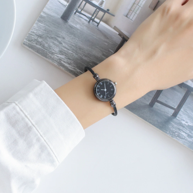 Iron Zwart / Zwart Horloge | Zwart | Staal | Ø 20 mm