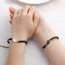 Fashion Favorite Best Friends - Yin Yang Armband | Zwart / Wit | Nylon