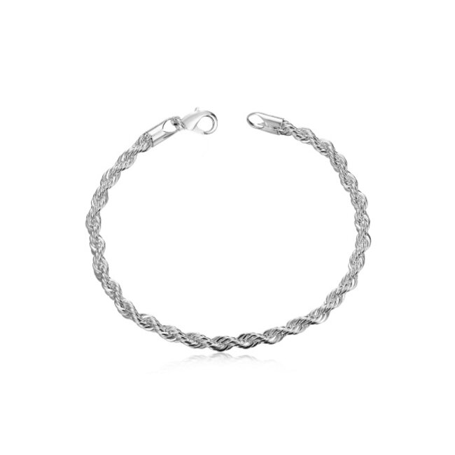 Fashion Favorite Twisted Armband - Dames - Zilverkleurig - 20 cm