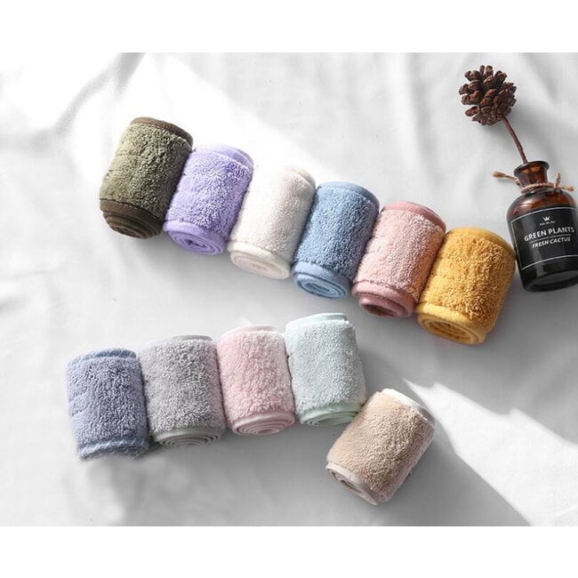 Beauty Hoofdband / Haarband Creme | Badstof | Masker/Gezichtsverzorging