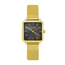 Favorite Fashion Adoree Gold / Black Mesh Horloge | Goudkleurig | Mesh band