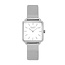 Favorite Fashion Adoree Silver / White Mesh Horloge