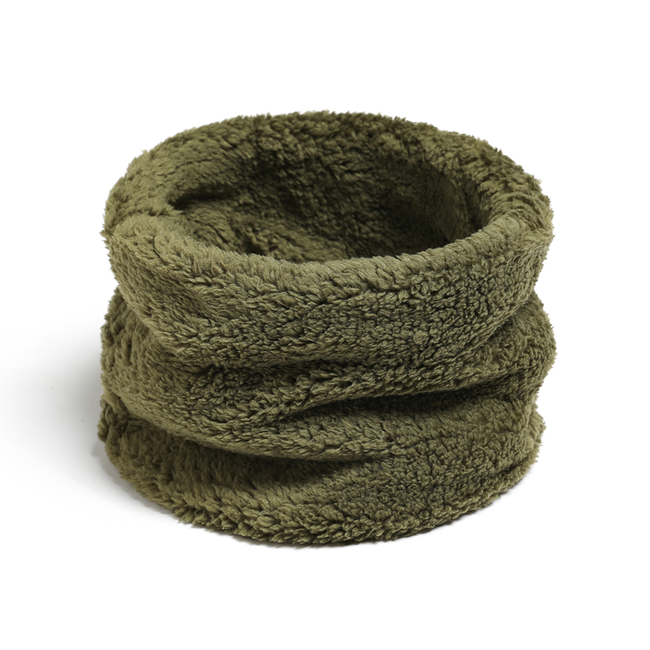 Teddy / Fleece Colsjaal - Groen | Polyester | One size