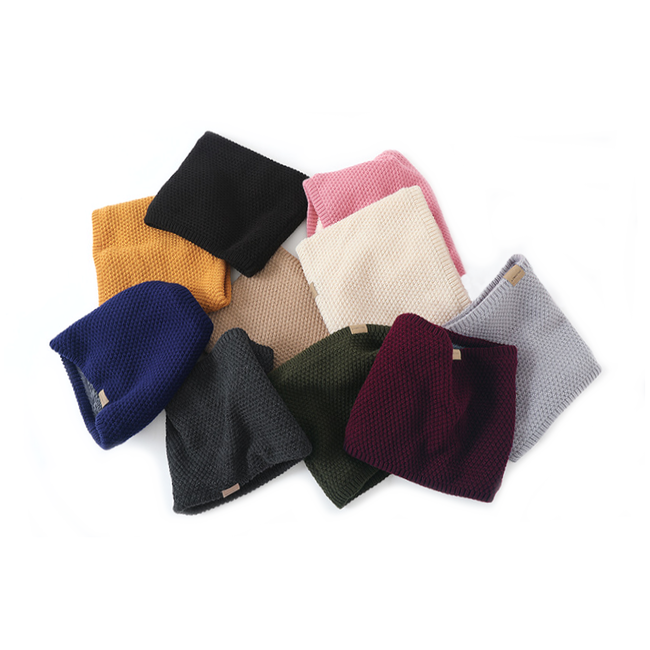 Colsjaal / Nekwarmer Roze | Gebreid - Teddy Voering