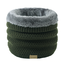 Fashion Favorite Colsjaal / Nekwarmer Groen | Gebreid - Teddy Voering