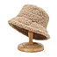 Fashion Favorite Teddy Bucket Hat / Vissershoed - Camel | Polyacryl | One Size