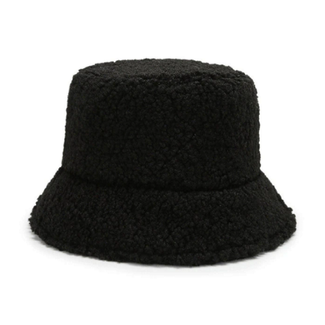 Fashion Favorite Teddy Bucket Hat / Vissershoed - Zwart